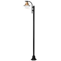 K. S. Verlichting Mastlamp Toscane 240 cm, zwart, 1-lamp