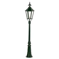 K. S. Verlichting Mastlamp Dublin van drukgegoten aluminium, zwart