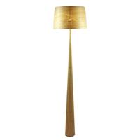 Aluminor Vloerlamp Totem LS van metaal, echt hout gefineerd