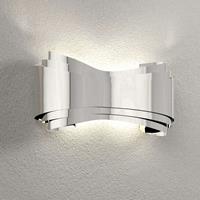 Selene LED wandlamp Ionica van staal, chroom