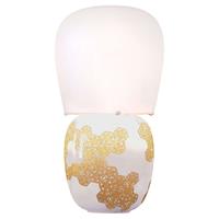 Kundalini Hive - keramische tafellamp, wit