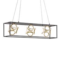 FISCHER & HONSEL LED hanglamp Gesa met metalen kooi