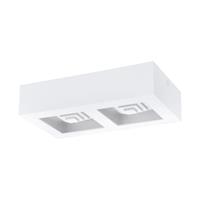 EGLO Ferreros - zweiflammige LED-Deckenlampe in Weiß