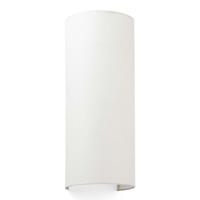 FARO BARCELONA Wandlamp Cotton, gewelfd, 37 x 15 cm, beige