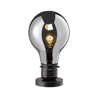 FISCHER & HONSEL Tafellamp Louis met getinte glazen kap, 37 cm