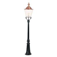 K. S. Verlichting Mastlamp Flores, zwart