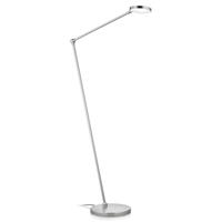 Knapstein LED vloerlamp Thea-S gebarenbediening, nikkel