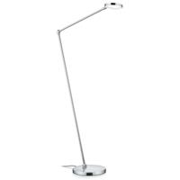 Knapstein LED vloerlamp Thea-S gebarenbediening, chroom