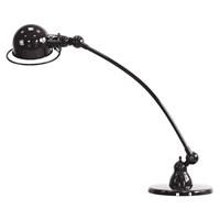 JIELDÉ Loft C6000 tafellamp, gebogen, zwart