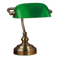 Markslöjd Tafellamp Bankers, hoogte 25 cm groen