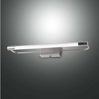 Fabas Luce LED wandlamp Rapallo, chroom, IP44, 40 cm
