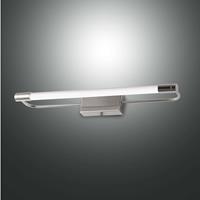 Fabas Luce LED-Wandleuchte Rapallo, chrom, IP44, 40 cm