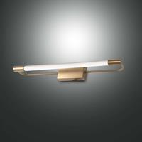 Fabas Luce LED-Wandleuchte Rapallo, messing, IP44, 40 cm