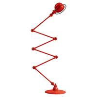 JIELDÉ Loft D9406 vloerlamp 6x40cm, rood