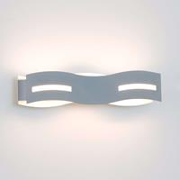 ECO-Light LED-WAVE-AP12-NIK LED-WAVE-AP12-NIK LED-wandlamp 12 W LED Nikkel (mat), Chroom