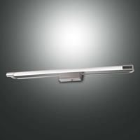 Fabas Luce LED wandlamp Rapallo, chroom, IP 44, 60 cm