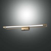 Fabas Luce LED wandlamp Rapallo, messing, IP44, 60 cm