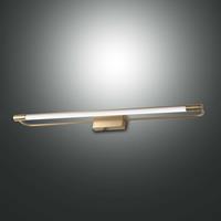 Fabas Luce LED-Wandleuchte Rapallo, messing, IP44, 60 cm