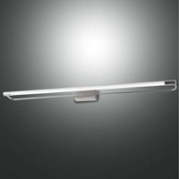 Fabas Luce LED wandlamp Rapallo, chroom, IP44, 80 cm