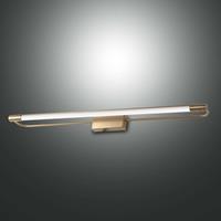 Fabas Luce LED wandlamp Rapallo, messing, IP44, 80 cm
