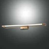 Fabas Luce LED-Wandleuchte Rapallo, messing, IP44, 80 cm