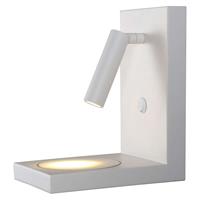 Mantra LED wandlamp Zanzibar met leeslamp, wit