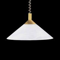 Hufnagel Saturn instelbare hanglamp in messinglook