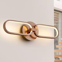 Schuller LED wandlamp Colette, 2-lamps, goud