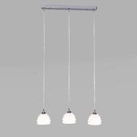 Kare Design Ruffle Dining hanglamp, wit, lengte 69 cm