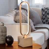 Schuller LED tafellamp Colette in mooi ontwerp, goud