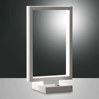 Fabas Luce LED tafellamp Bard, dimbaar, in wit