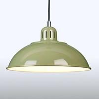 Elstead Groene hanglamp Franklin in Retrostijl