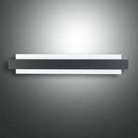 Fabas Luce LED wandlamp Regolo met metalen front zwart