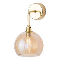 Ebb & Flow Rowan wandlamp goud kap goud-rook