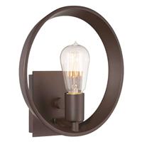 QUOIZEL Wandlamp Theater Row, brons