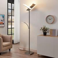 Lucande LED uplighter Parthena, nikkel