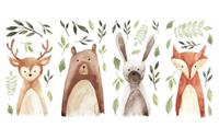 Roommates Wandaufkleber Woodland Animals Vinyl 42 Stück