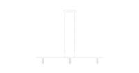 Home Sweet Home pendel Bridge 97 3L verstelbaar - wit