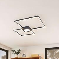 Lindby Duetto LED-Deckenlampe anthrazit 28 W