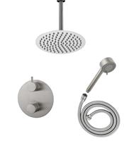 mueller Round complete inbouw regendoucheset RVS zelf samen te stellen
