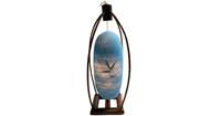 Fine Asianliving Cotton Thread Table Lamp Handmade Bamboo Base Blue