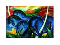 PGM Franz Marc - Die großen blauen Pferde Kunstdruck 71x56cm