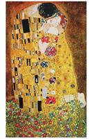 Gustav Klimt - The Kiss Kunstdruk 70.7x117.7cm