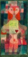 Paul Klee - Herzdame Kunstdruck 60x80cm