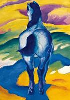 PGM Franz Marc - Blaues Pferd II Kunstdruk 21x29.7cm