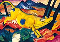 PGM Franz Marc - Die gelbe Kuh Kunstdruk 29.7x21cm