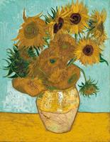 Vincent Van Gogh - Vase mit Sonnenblumen Kunstdruck 70x90cm