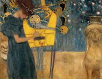 Gustav Klimt - Die Musik Kunstdruck 90x70cm