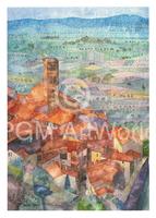 PGM Ralf Westphal - Cortona, Umbrien Kunstdruk 50x70cm