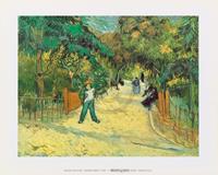 Vincent Van Gogh - Giardini Publici Kunstdruk 30x24cm